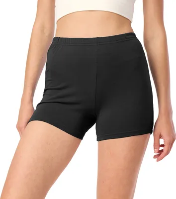 Produktbild von Merry Style Damen Shorts Radlerhose Kurze Hose Boxershorts aus Baumwolle MS10-392 (Schwarz, M)