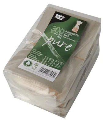 Produktbild von Papstar Bodenbeutel transparent pure