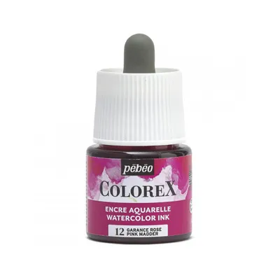 Image de Pebeo Colorex Aquarelltinte, 45 ml, Krapprosa