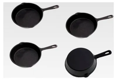 Produktbild von Gusseisen Servierpfanne Ø 25 cm 4er Set