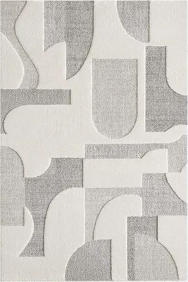 Image de CERGEO Tapis tissé pour le salon et la chambre à coucher avec motif simple