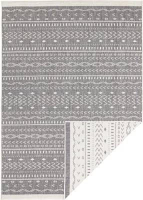 Zdjęcie produktu dla Dywan na taras 200x290cm dwustronny sznurkowy, szaro kremowy płaski