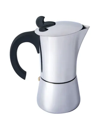 Immagine prodotto di BasicNature Caffettiera per espresso 'Acciaio inox' 6 tazze