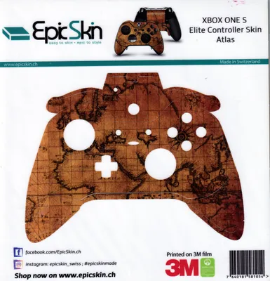 Produktbild von XBOX ONE Elite Controller Skin - Design Aufkleber Atlas