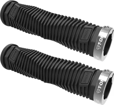 Produktbild von T-ONE T-GP50B+GRAY R Griffe DNA, 1x Schraubensicherung, 130 mm, schwarz/grau (1 Paar)