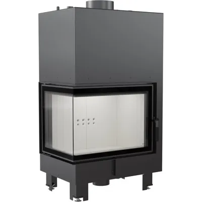 Immagine prodotto di Inserto per caminetto ad acqua KRATKI MBZ sinistro 13 kW Ø 200 con molla della porta