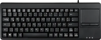 Obrázok produktu pre aixcase Ersatztastatur DE + Touchpad USB für 19" Rack