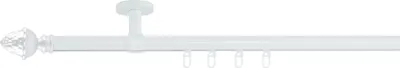 Produktbild von SN Deco - Innenlaufgarnitur Nantes, 19 mm, 1-Lauf, weiß, 100 cm , Deckenträger