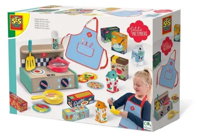 Zdjęcie produktu dla SES Creative Petits Pretenders Mega kitchen set, Kuchnia i jedzenie, 3 lat(a)