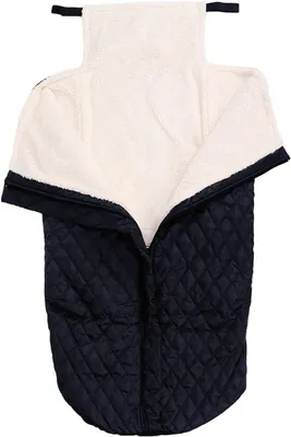 Produktbild von Rolstoeldecke Dicke Warme Fleece mit Reißverschluss - Schwarz