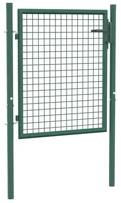 Produktbild von Gartentor - Zauntor 100 x 75 cm - Kunststoffrahmen - Für Gartenzaun - Grün