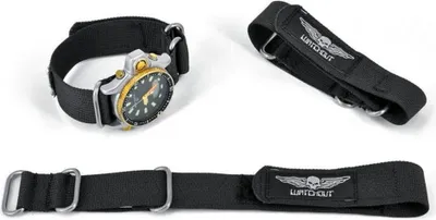 Image de Best Divers Watch Out Ss Ring Bracelet pour ordinateur de plongée Noir Noir One Size
