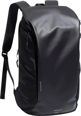 Produktbild von CarryQuest® - Laptopnacksack 17,3 Zoll Nylon wasserabweisend Schwarz