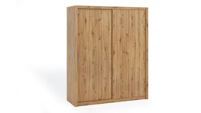 Produktbild von Bono Schwebetürenschrank 180 cm ohne Spiegel, Artisan-Eiche