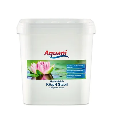Produktbild von Aquani KH/pH Stabil 5.000g die Basis für Teichbiologie, hebt die Carbonathärte im Teich an