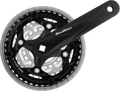Produktbild von SunRace Kurbelsatz FCM600, 44-32-22Z, L=170mm 3x7/8-fach, Vierkant, schwarz