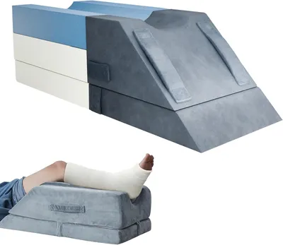 Produktbild von Ergonomisches, höhenverstellbares Venenkissen für die Beinhochlagerung nach Operationen und Verletzungen
