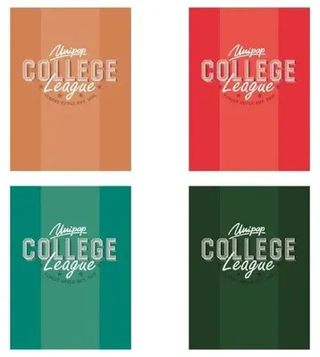 Zdjęcie produktu dla Zeszyt A4/60k kratka College Daily (10szt) - UNIPAP