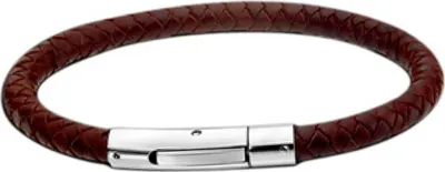 Produktbild von Lotus Style rund Armband braun LS1119-2/2 Herren Leder Edelstahl D2JLS1119-2-2