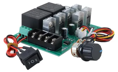 DC-Motordrehzahlregler 10-50 V 40 A 2000 W, umkehrbar