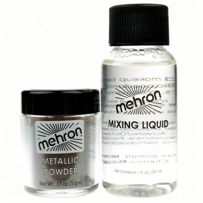 Produktbild von Mehron Metallic-Puder Bronze mit Mischflüssigkeit