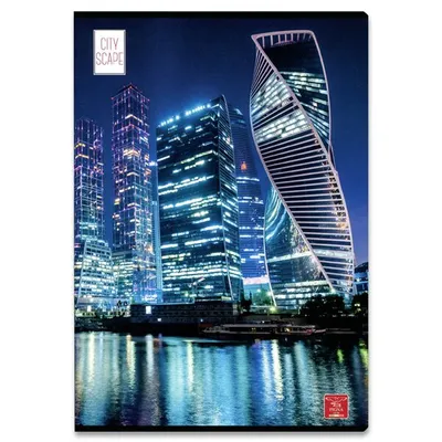 Obrázok produktu pre Školský zošit Pigna Cityscape A4, linajkovaný, 40 listov, zmiešané motívy