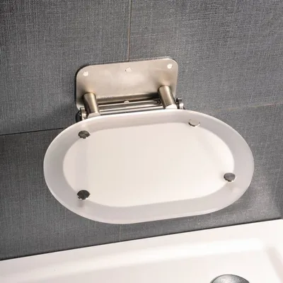 Produktbild von Duschsitz chrom Clear/edelstahl