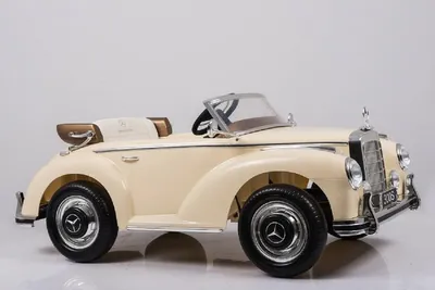 Produktbild von Elektro Kinderfahrzeug - Kinderauto "Mercedes 300S" Oldtimer beige