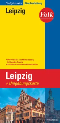 Produktbild von Falk Stadtplan Extra Standardfaltung Leipzig