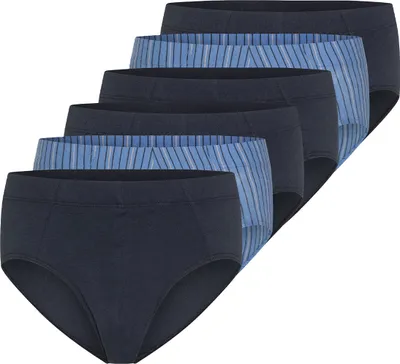 Produktbild von Schiesser 6er Pack 95/5 Essentials Mini Slip / Unterhose Elastisch für optimalen Tragekomfort, Bequemer Softbund passt sich perfekt an, Atmungsaktive Single-Jersey-Qualität