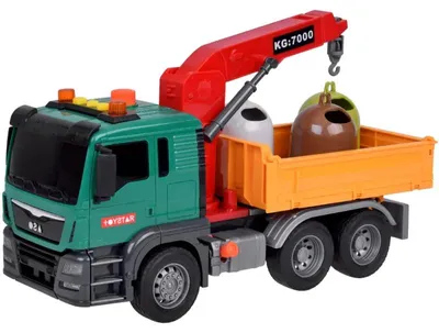 Obrázok produktu pre Nákladné smetiarske auto + odpadkové koše Jokomisiada