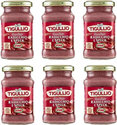 Produktbild von 6x Star Tigullio GranPesto Pesto Radiccio e speck 190 g Sauce Soß