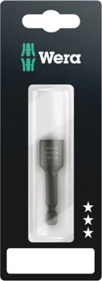 Produktbild von Wera 869/4 M SB, 1 Stück(e), Hexagonal, 25,4 / 4 mm (1 / 4"), 3/8", Schwarz, ISO 1173-F