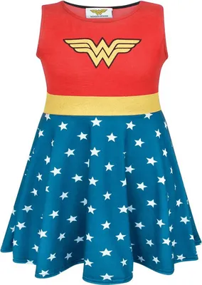 Produktbild von Kostým Wonder Woman pre dievčatá NS5848 (140) (červený/modrý)