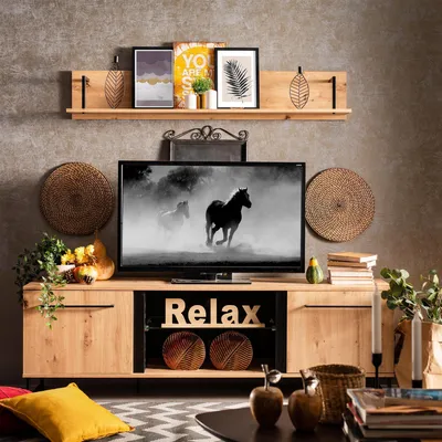 Produktbild von TV-Lowboard Fernsehtisch HiFi Element Unterschrank Schrank Wohnzimmer "Sabac I"