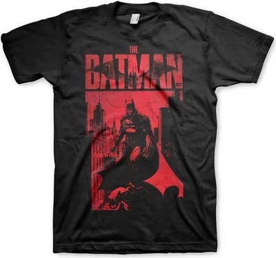 Produktbild von The Batman Sketch City T-Shirt - Medium - Black