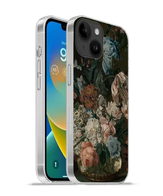 Produktbild von MuchoWow® Handyhülle Schutzhülle Hülle für Apple iPhone 14 - Softcase Stilleben mit Blumen - Gemälde von Cornelia van der Mijn Silikon Softcase Handy Hülle - Mobiltelefonhülle