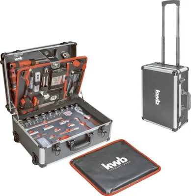 Produktbild von kwb Werkzeug-Koffer Trolley inkl. Werkzeug-Set, 175 -teilig, gefüllt, robust