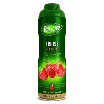 Produktbild von Teisseire jahodový sirup vysoce koncentrovaný nealkoholický nápoj 600ml
