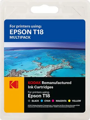 Produktbild von Kodak 185E018021 kompatibel für Epson XP-205 C13T18064012 T1801/2/3/4
