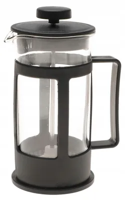Zdjęcie produktu dla Szklany ZAPARZACZ TŁOKOWY do HERBATY Ziół KAWY French Press 600ml A1436