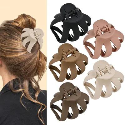 Image de Set de pinces à cheveux Octopus pour cheveux épais et bouclés - pack de 5