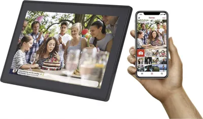 Obrázok produktu pre Braun Photo Technik DigiFrame 1518 WiFi, 39,6 cm (15.6"), 1920 x 1080 px, IPS, 16:9, BMP, GIF, JPEG, PNG, 8 GB