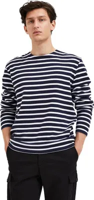Produktbild von Selected Briac Langarm-t-shirt Blau S Mann Blau S