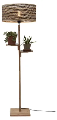 Produktbild von GOOD&MOJO Stehlampe Java Regal 50x22 Schwarz