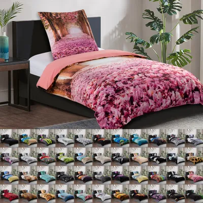 Produktbild von SANILO® Bettwäsche 135x200 cm, 100% feinste Baumwolle, 2-teilig, Bettbezug, Kissenbezug 80x80cm - Romantik