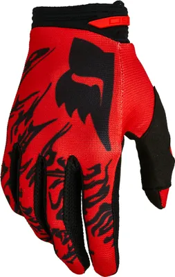 Image de FOX 180 Peril Gants de Motocross (Noir/Rouge,2XL)