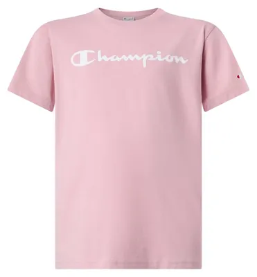 Produktbild von CHAMPION T-Shirt für Kinder mit Script-Logo Rosa Rosa XL