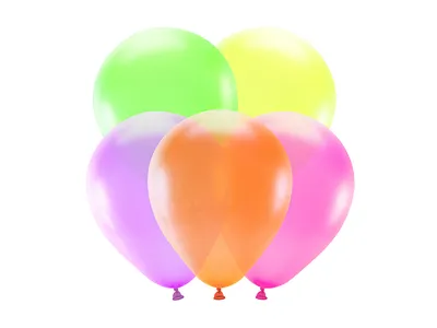 Obrázek produktu pro PartyDeco BN10-000-5, Hračka balón, Latex, Různé barvy, Jednobarevný, Párty, Univerzální