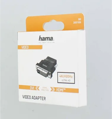 Obrázok produktu pre Hama 00205169, DVI, HDMI, Čierna